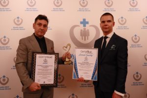 Certyfikat Wysoka Jakość w Ochronie Zdrowia dla Szpitala MSWiA w Olsztynie – 2022