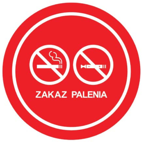 Znak graficzny zakazu palenia