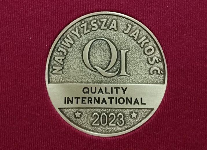 Godło QI 2023 w kategorii QI ORDER za "System Zarządzania Jakością"