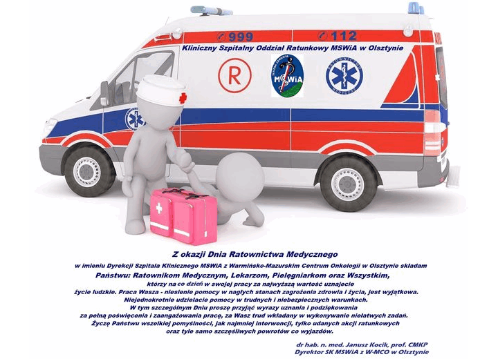 Dzień Ratownictwa Medycznego - życzenia