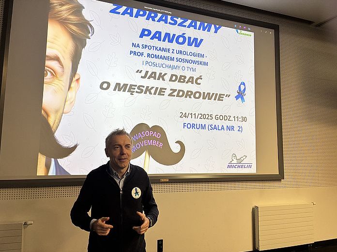 „Jak dbać o męskie zdrowie?” – webinarium dla pracowników Michelin Polska