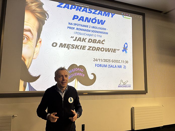 „Jak dbać o męskie zdrowie?” – webinarium dla pracowników Michelin Polska