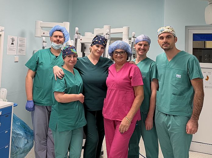 Pierwsza w regionie operacja częściowej resekcji guza nerki w asyście robota (RAPN)