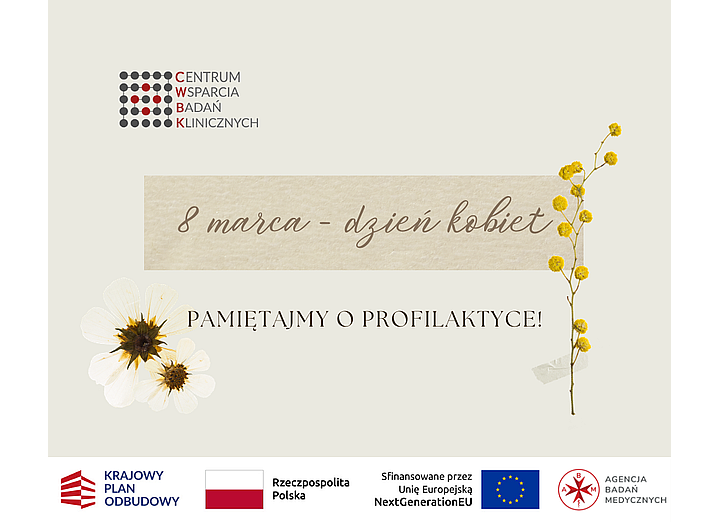Przypomnienie o profilaktyce w Dniu Kobiet
